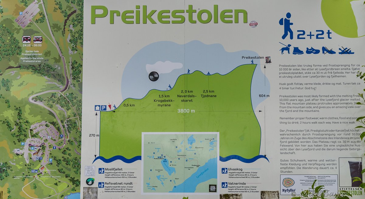 der Weg zum Preikestolen