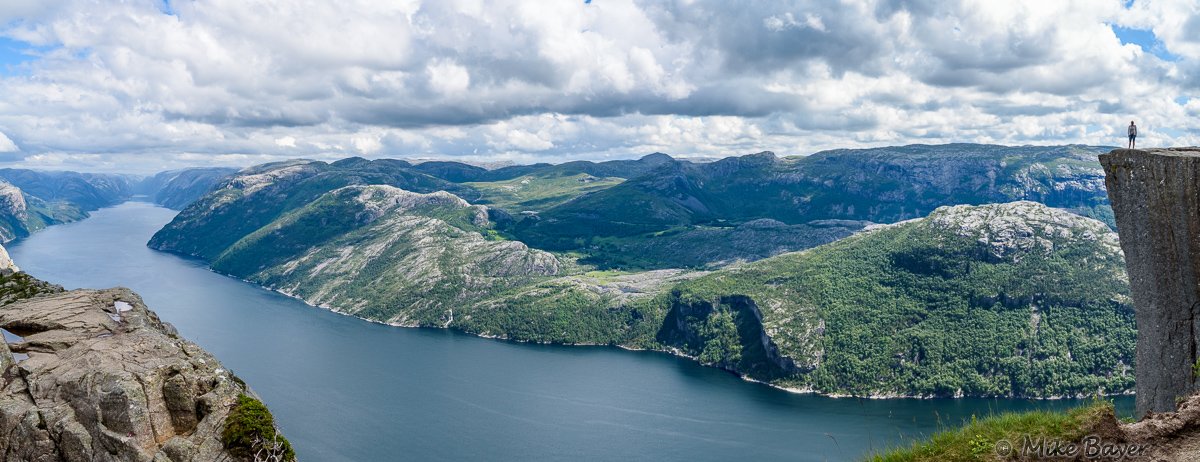 Preikestolen über dem Lysefjord