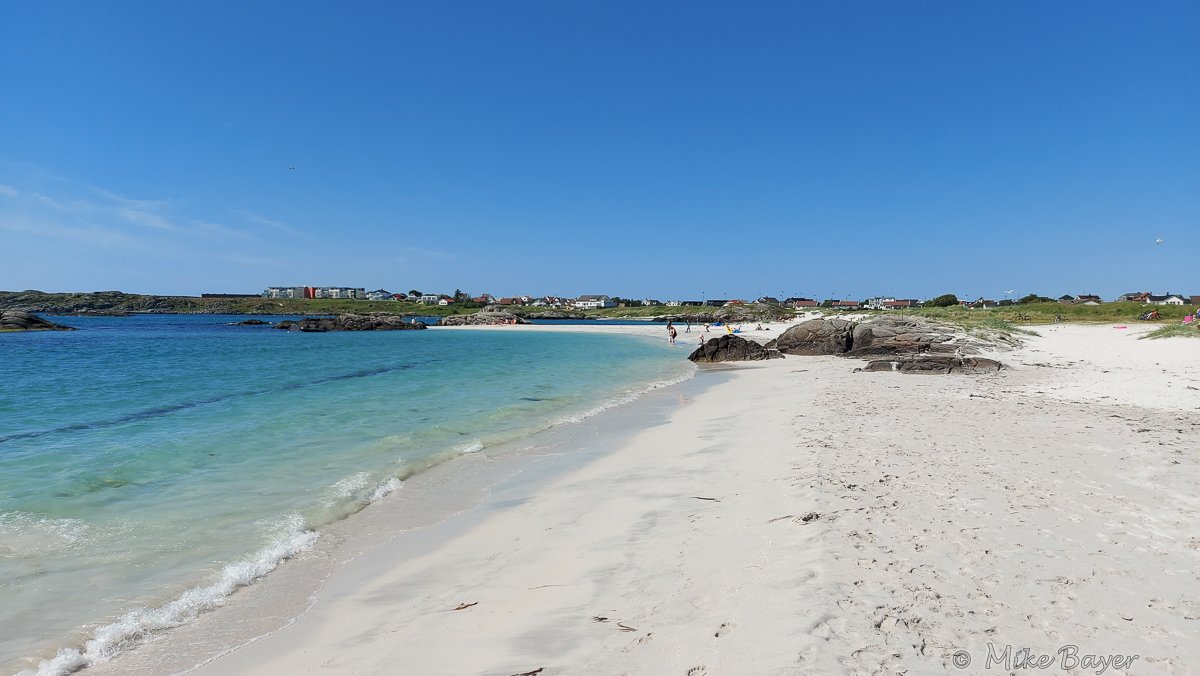 in Åkrehamn gibt's auch Sandstrand