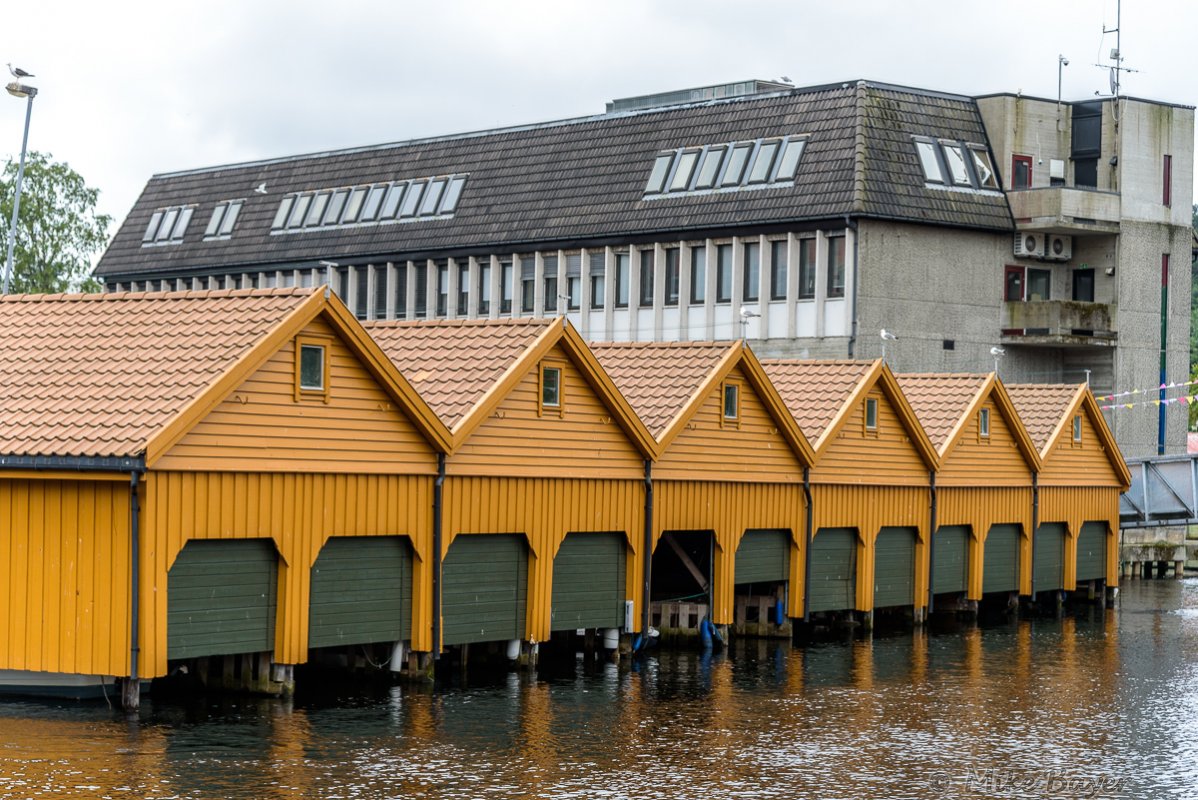 Egersund - Garage auf norwegisch