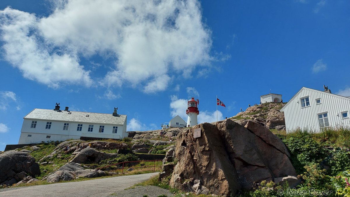 am Leuchttrum von Lindesnes